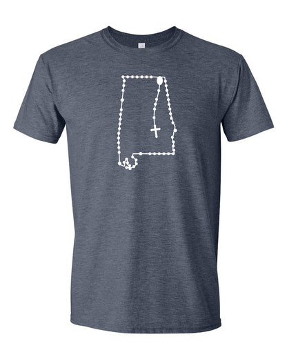 Alabama Catholic Rosary T-Shirt