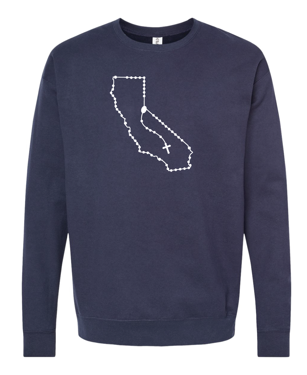 California Catholic Rosary Crewneck Sweatshirt