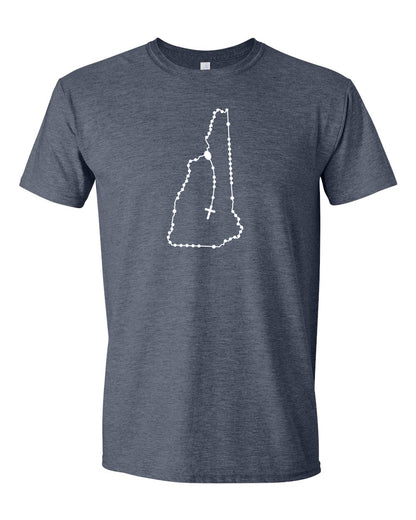 New Hampshire Catholic Rosary T-Shirt