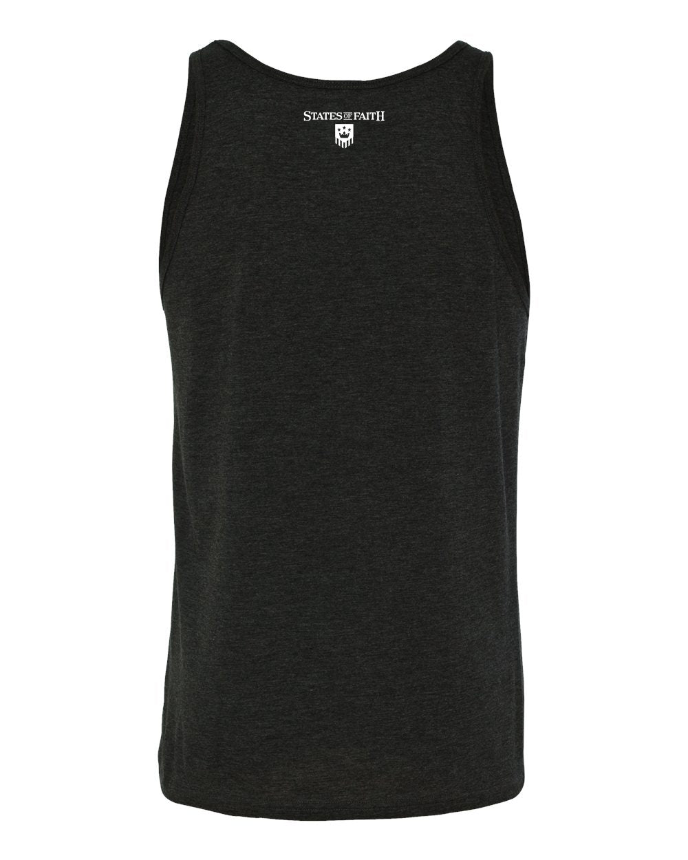 Alabama State Catholic Rosary custom tank tops for women, canvas bella, mens tank tops, muscle tee, bro tank, Gift, State Pride-back-heathered charcoal gray