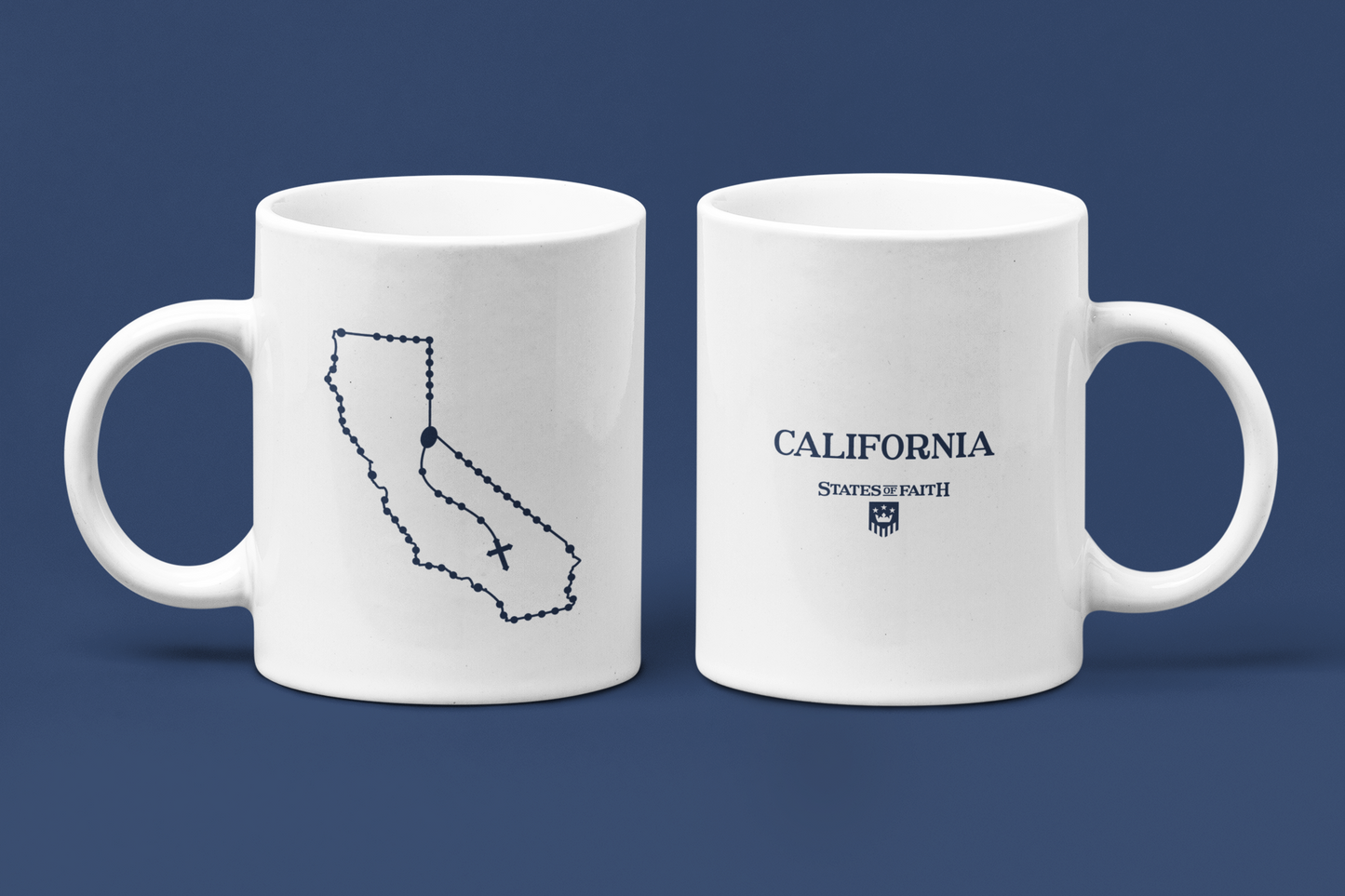 California Catholic Rosary Coffee Mug