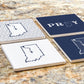 Indiana Pattern Coaster Square  Drink Coaster-4"x4"