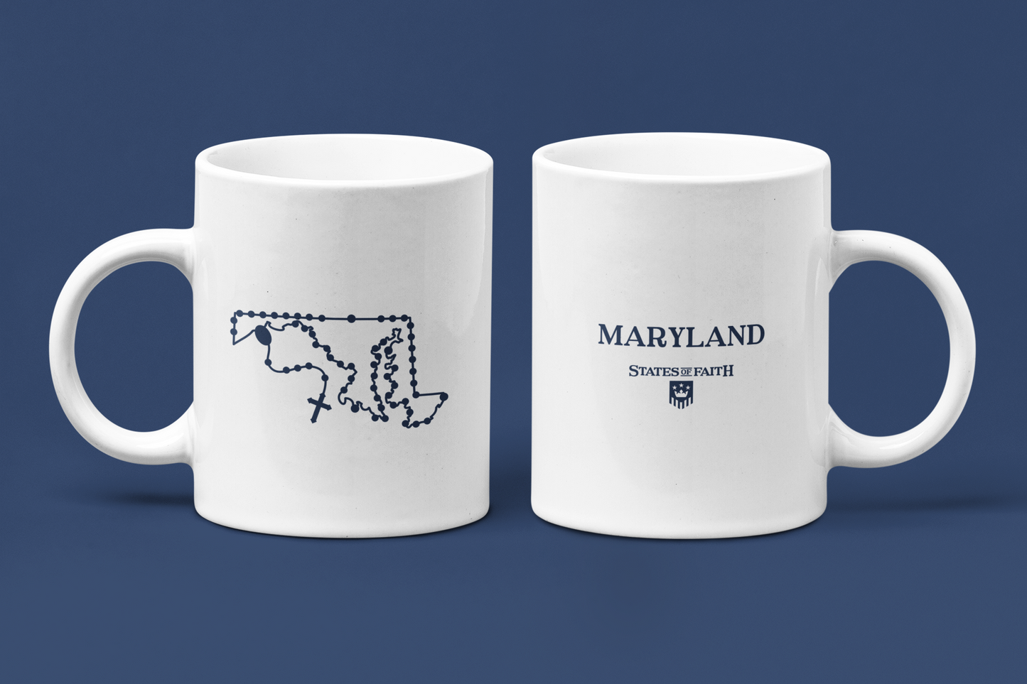 Maryland Catholic Rosary Coffee Mug