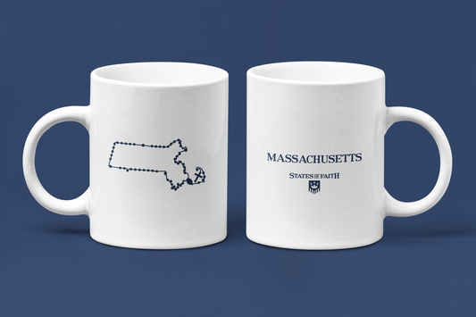 Massachusetts Catholic Rosary Coffee Mug