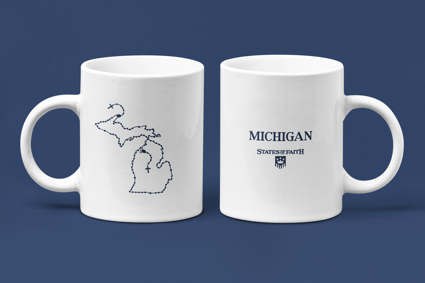 Michigan Catholic Rosary Coffee Mug