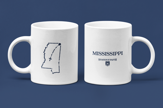 Mississippi Catholic Rosary Coffee Mug
