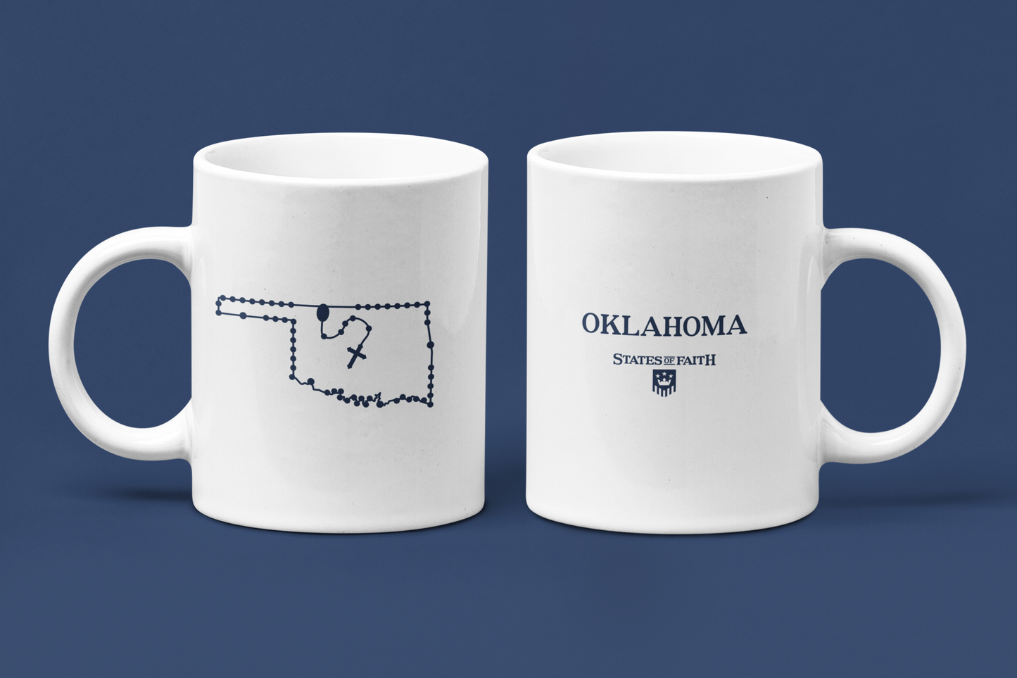 Oklahoma Catholic Rosary Coffee Mug