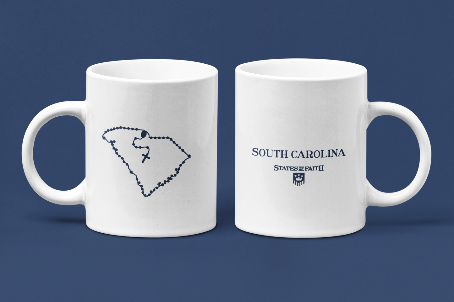 South Carolina Catholic Rosary Coffee Mug